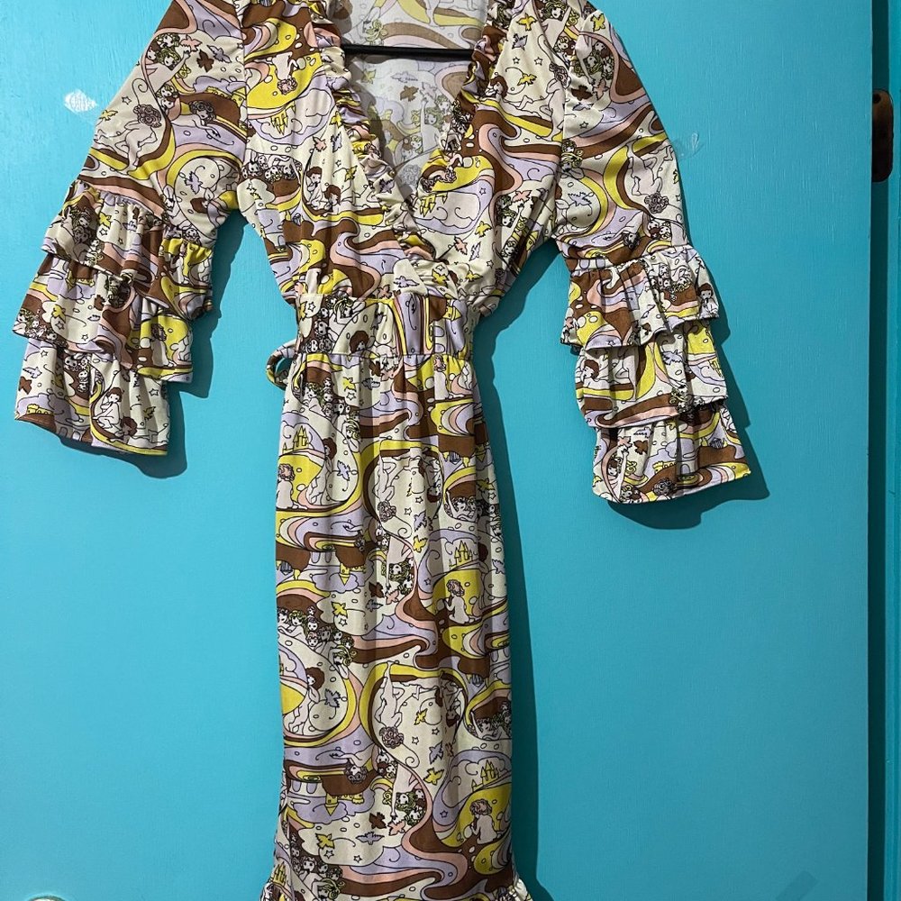 Cherub angel baby print dress